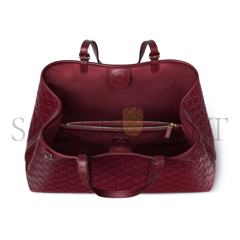 GUCCI GG EMBLEM LARGE TOTE BAG 815213 (38*25*15cm) GUCCI GG EMBLEM LARGE TOTE BAG 815213 (38*25*15cm)